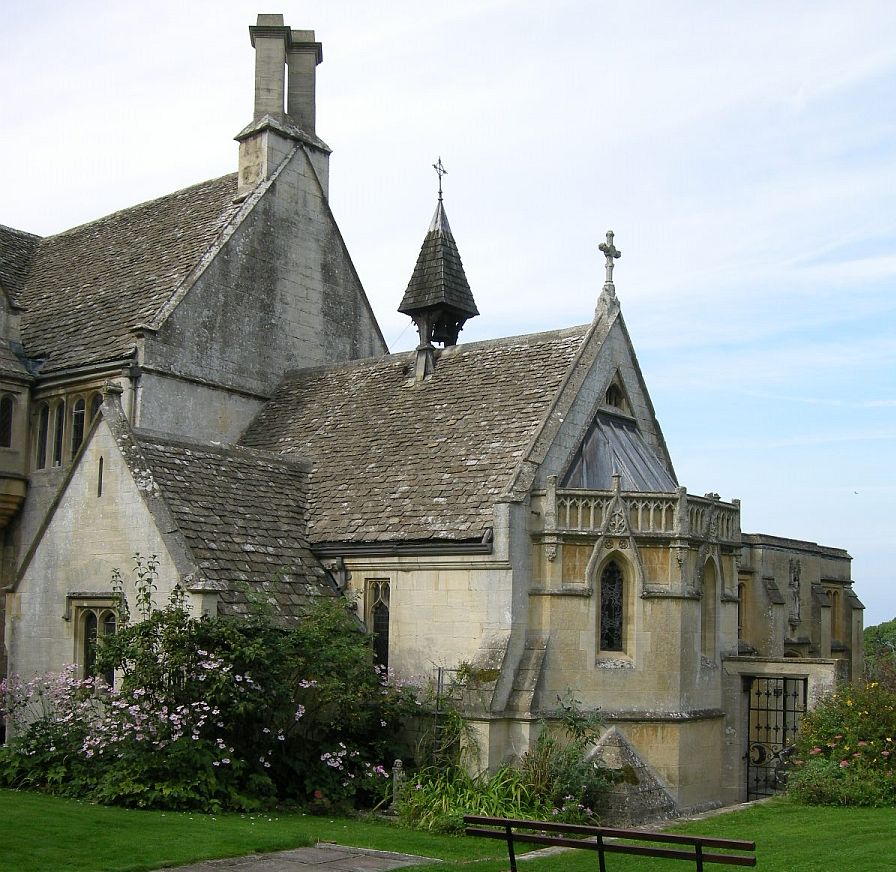 The monastery chapel at Prinknash Abbey.
